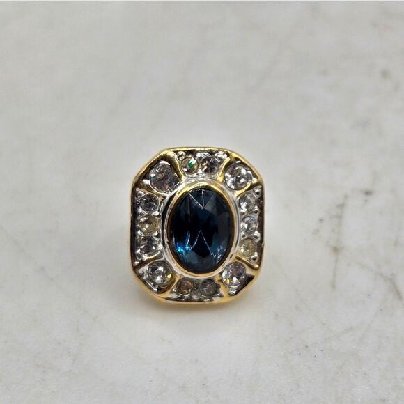 "5/$25" Mismatched Pink/Blue Crystal Bling Stud Earrings - Picture 6 of 9